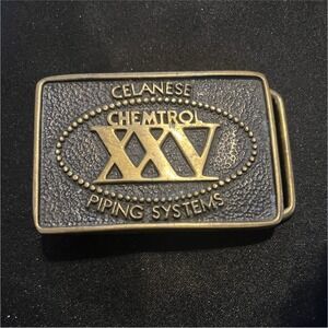 Sis Celanese Chemtrol XXV Piping Systems Western Americana Belt Buckle